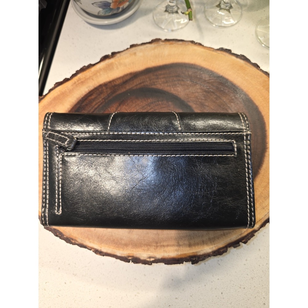 Vintage‎ 90s Nine West& Co by Nine West Long Trifold Wallet Checkbook Y2K - Picture 2 of 12